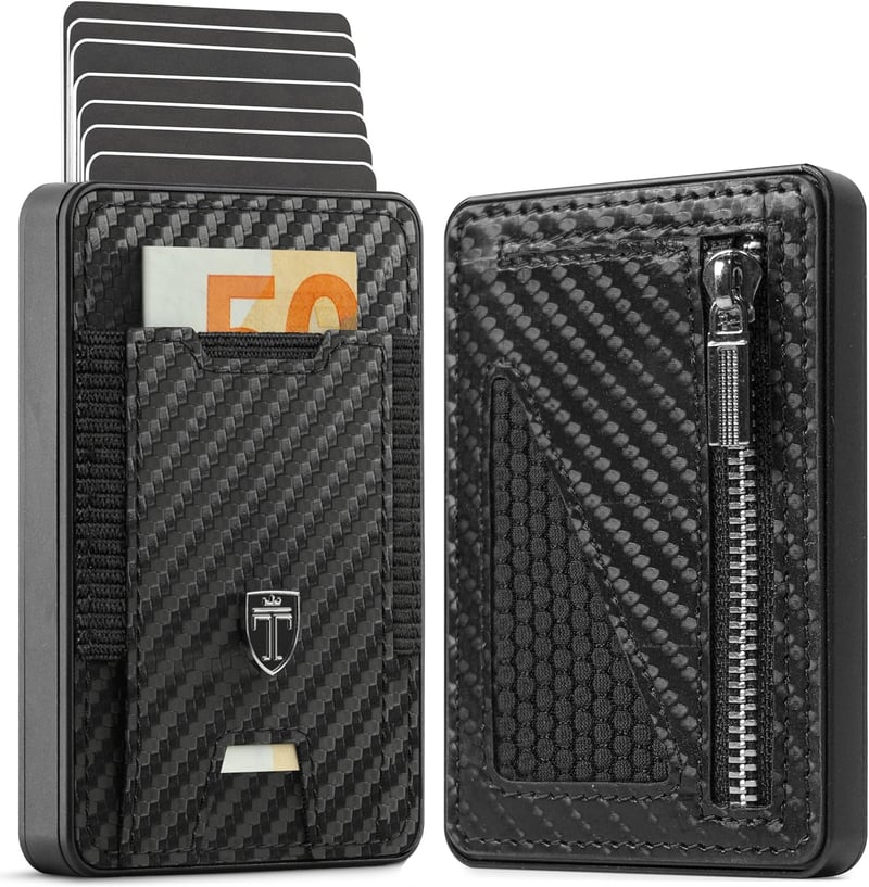 TRAVANDO SWYPE Aluminium Slim Wallet mit RFID-Schutz für Herren