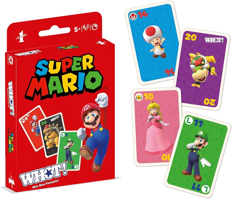 Winning Moves - Super Mario Mau Mau Kartenspiel für Kinder ab 5 Έτη