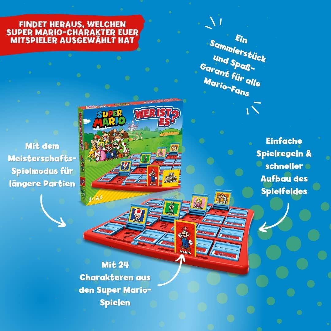 Super Mario Fanartikel - Wer ist es? - Spielzeug ab 3 Jahren