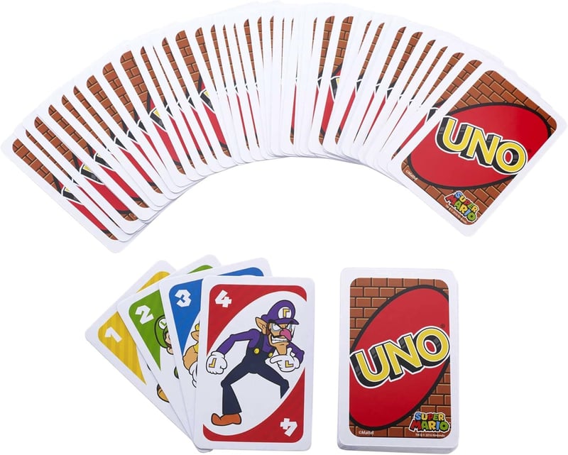 UNO Super Mario Kartenspiel – für 2-10 Spieler ab 7 Jahren