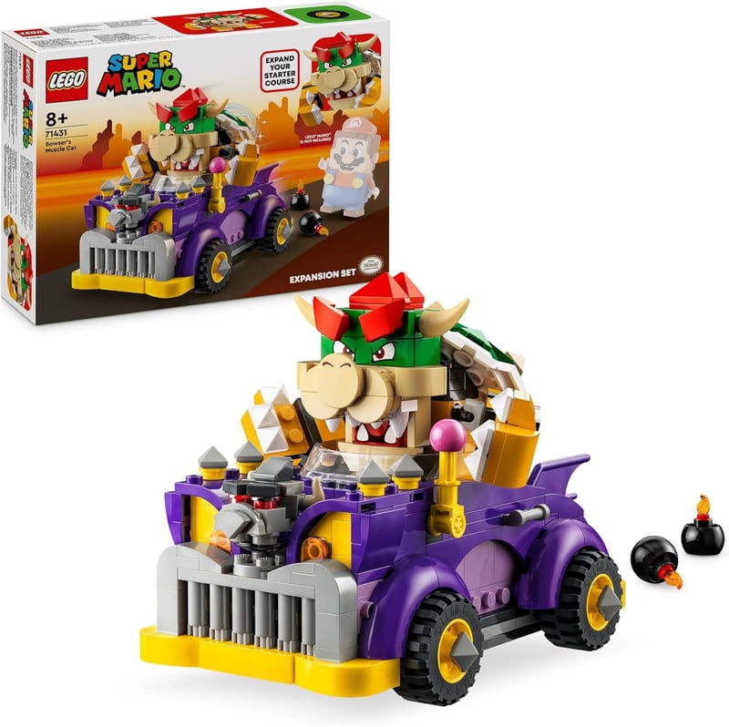 LEGO Super Mario Bowsers Monsterkarre – Erweiterungsset für Jungen und Mädchen ab 8 Jahren