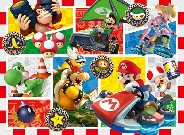 Mario Kart Kinderpuzzle 150 Teile im XXL-Format für 7+ Jahre