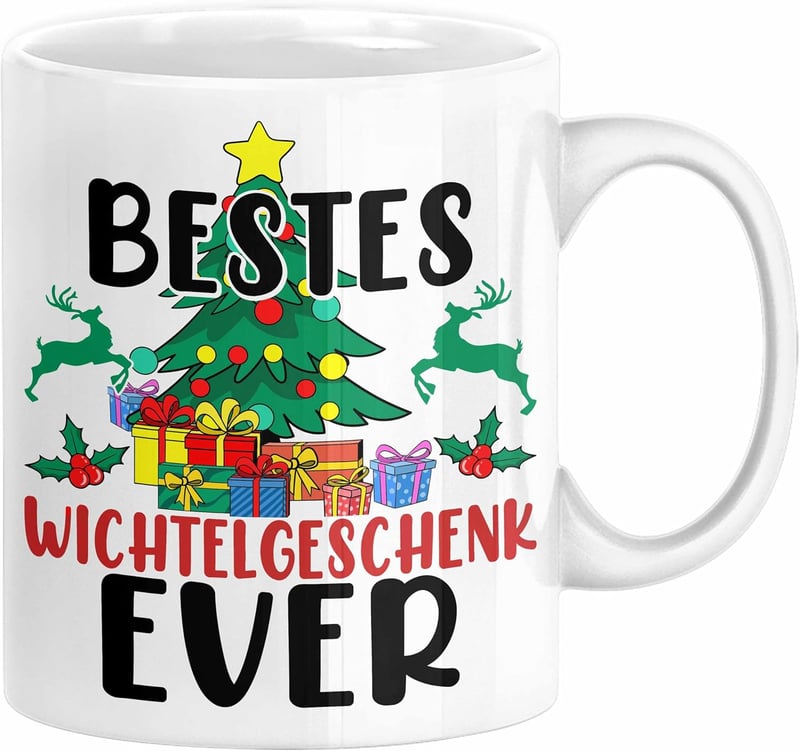 Wichtelgeschenk für Frauen - Trendige Keramik in Weiß