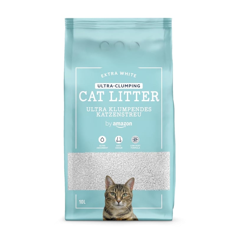 Weißes Ultra-Klumpstreu für Katzen – 10L