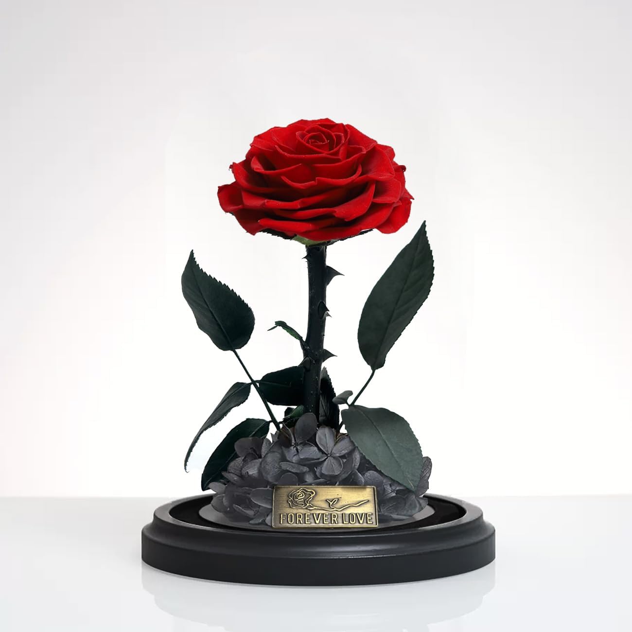 Echte Infinity Rose im Glas für Frauen – romantisches Geschenk zur Feier