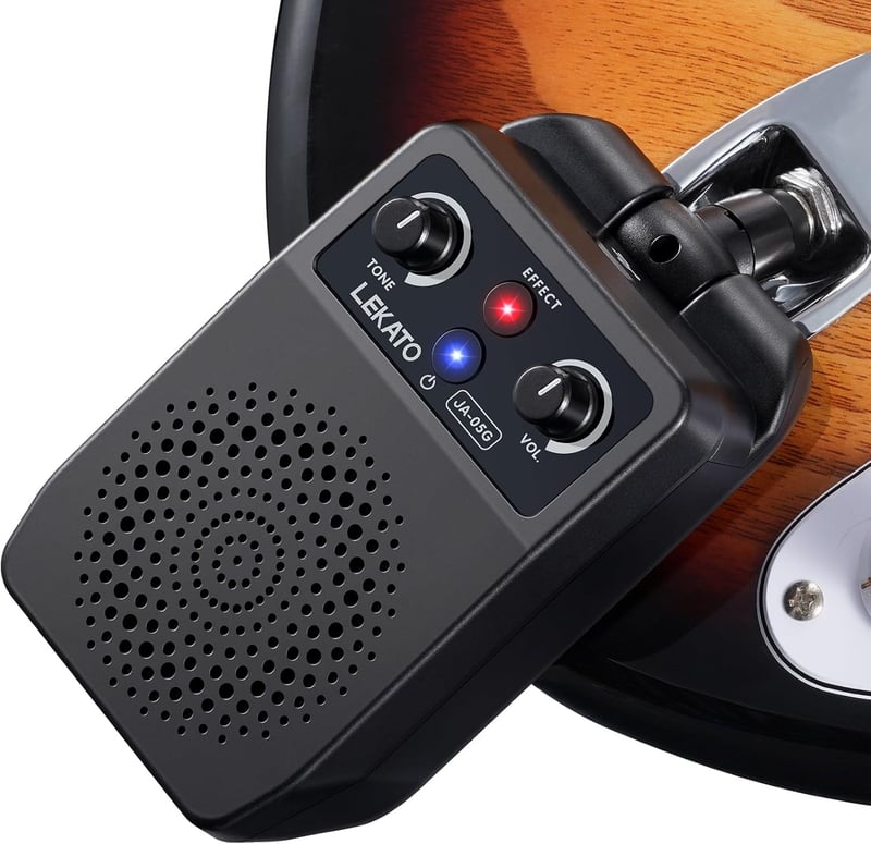 Tragbarer Mini Gitarrenverstärker 5W mit Bluetooth und Multieffekten