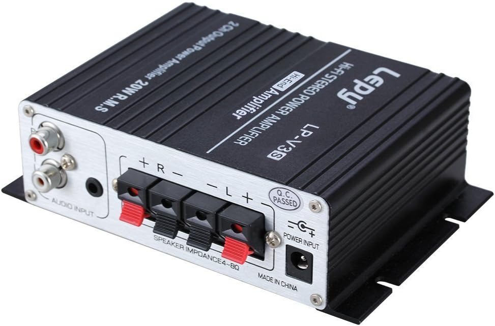 LEPY Digitalverstärker LP-V3S-Black, 25 W x 2, Schwarz