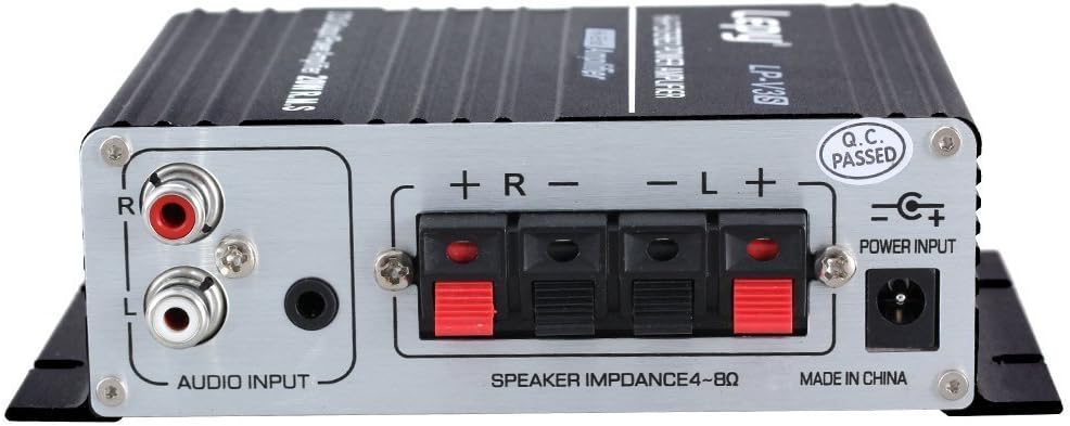 LEPY Digitalverstärker LP-V3S-Black, 25 W x 2, Schwarz