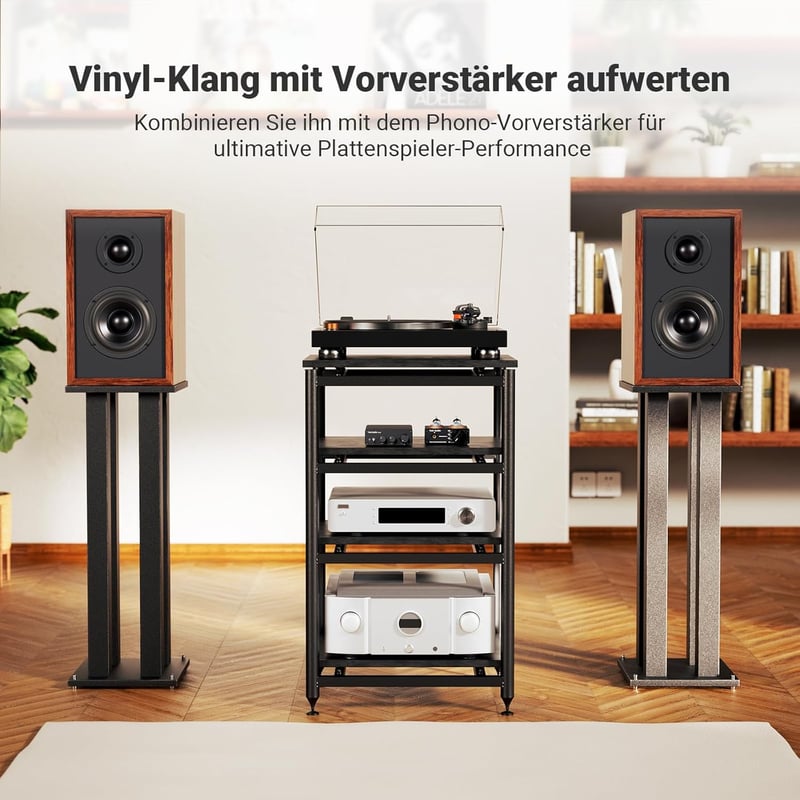 Fosi Audio TB10D Mini HiFi Stereo Verstärker 600W für passive Lautsprecher