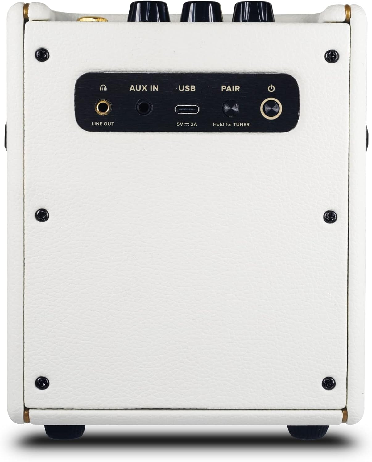 Tragbarer 10-W-Mini-Verstärker für E-Gitarre, Bass und Akustikgitarren, perlweiß