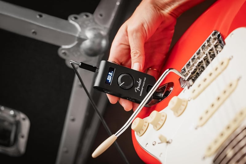 Fender Mustang Micro Plus Gitarrenverstärker für Kopfhörer mit Bluetooth
