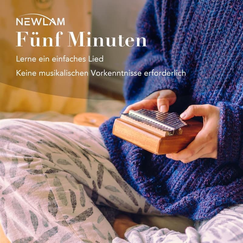 Kalimba Daumenklavier 17 Tasten - Musikinstrument für Anfänger