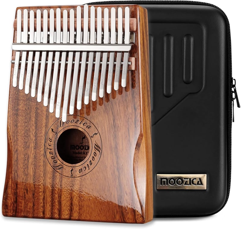 Professionelle Kalimba mit 17 Tasten aus Koa Holz – Hochwertiges Daumenpiano