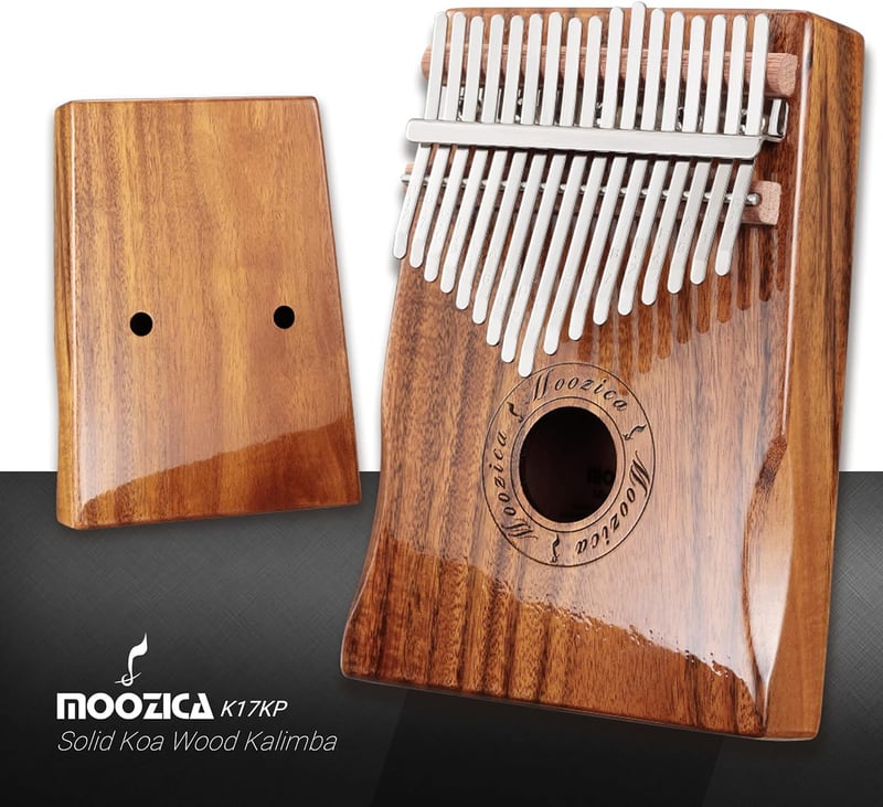 Professionelle Kalimba mit 17 Tasten aus Koa Holz – Hochwertiges Daumenpiano