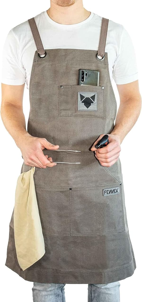 Hochwertige Grillschürze mit Wachsschutz für Grillliebhaber