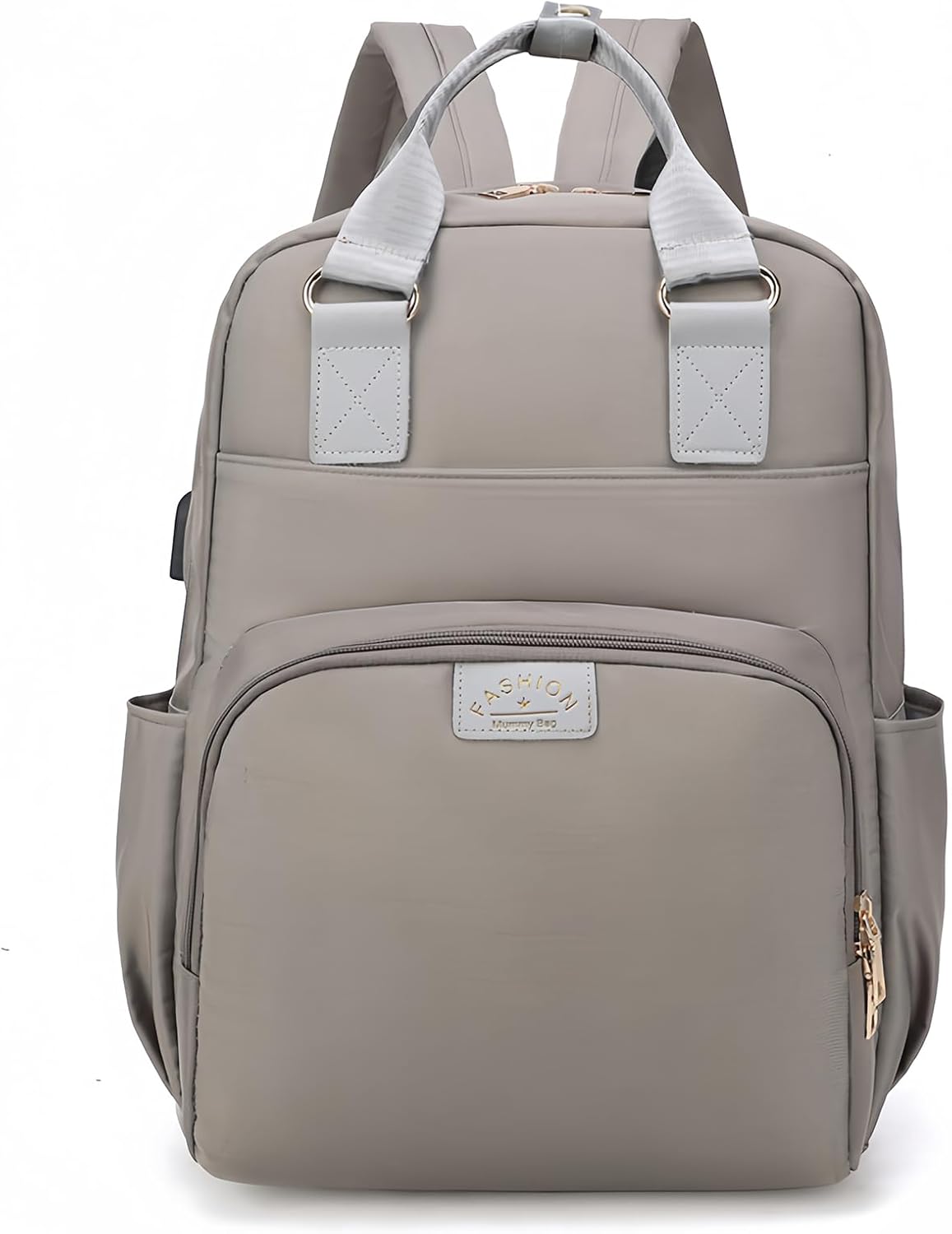 Wasserdichter Wickelrucksack mit Schnullerhalter für Mama und Papa