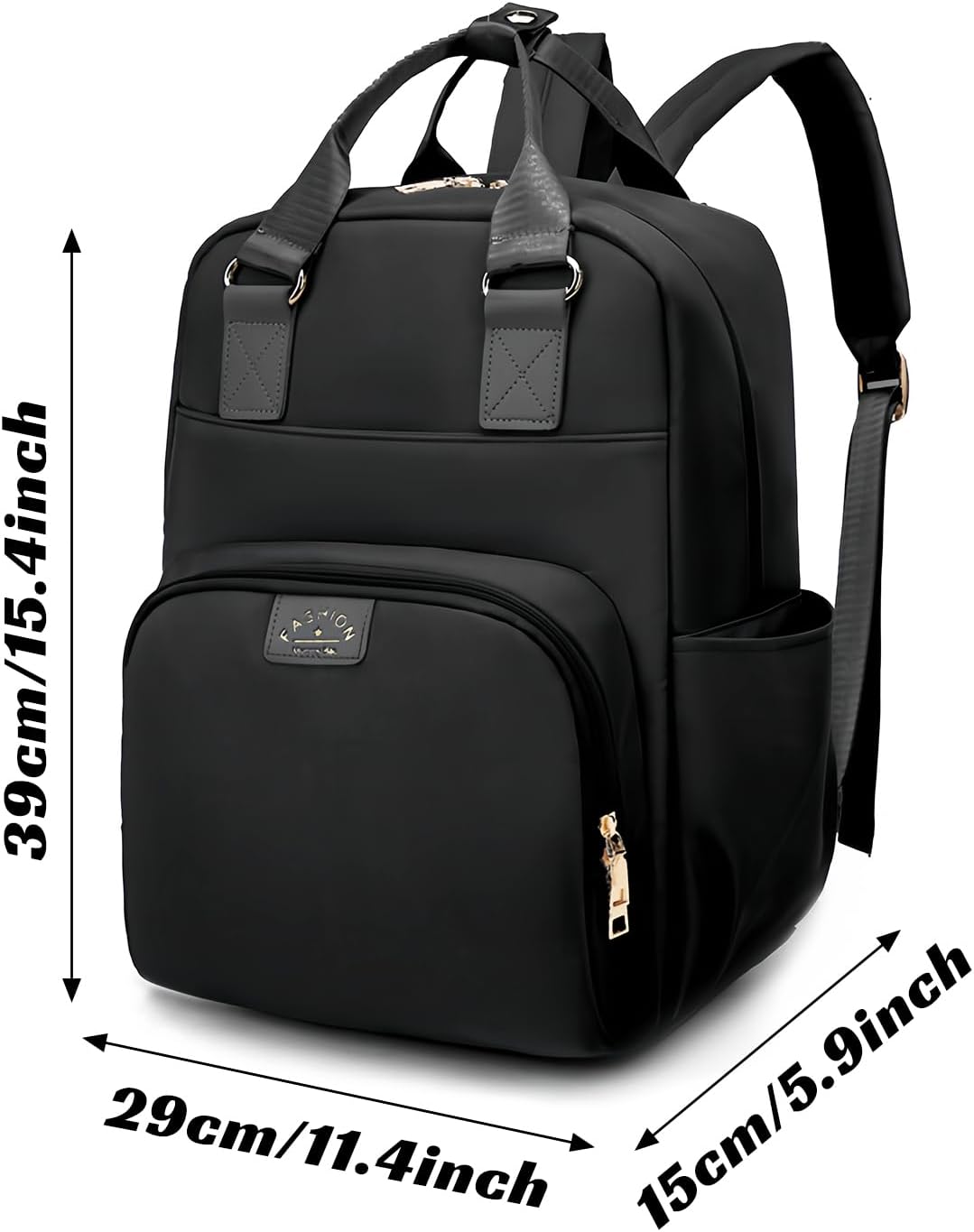 Wasserdichter Wickelrucksack mit Schnullerhalter für Mama und Papa