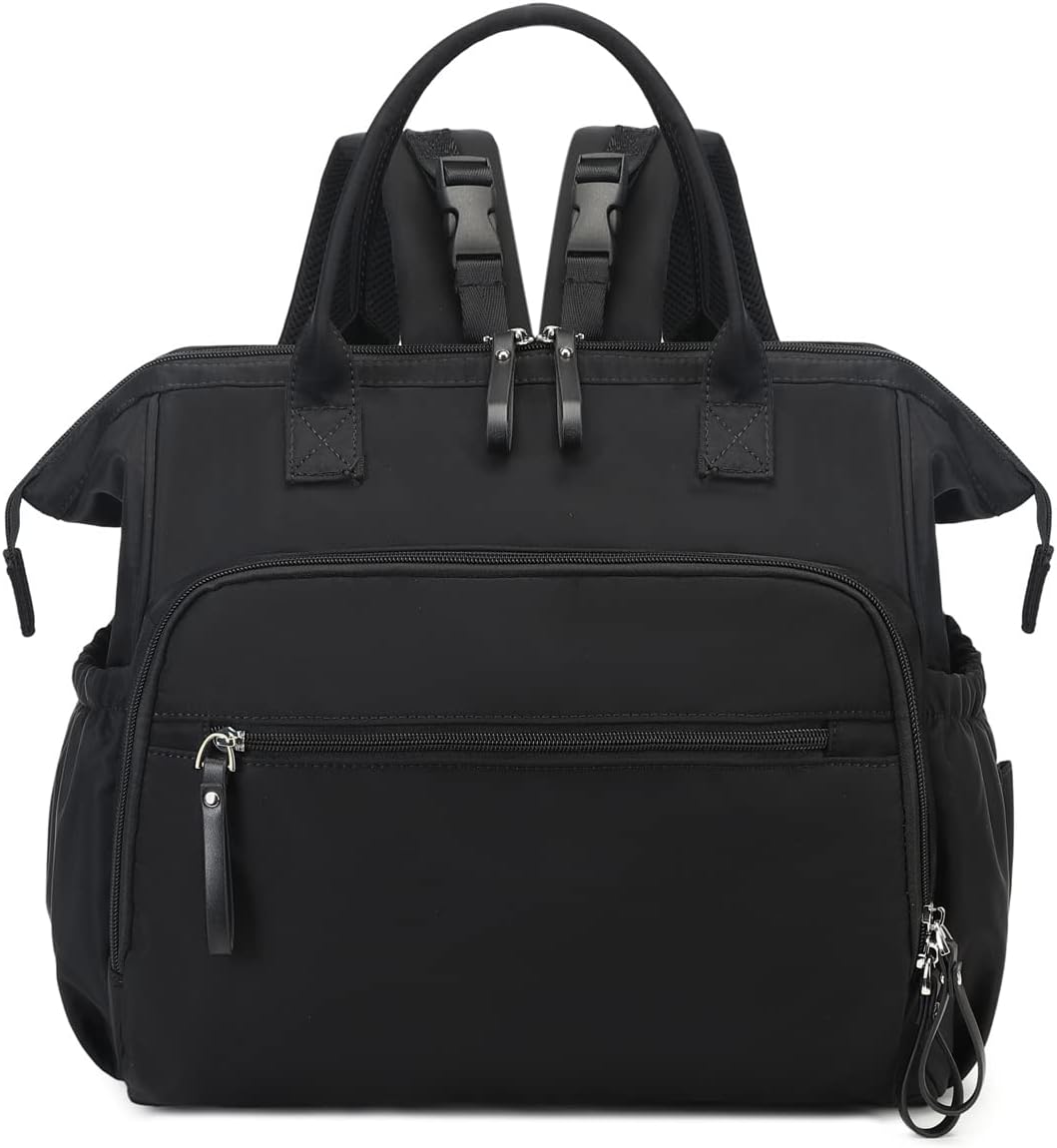 LORADI Wickeltasche, wasserabweisendes Nylon, 3-in-1 Rucksack mit Anti-Diebstahl