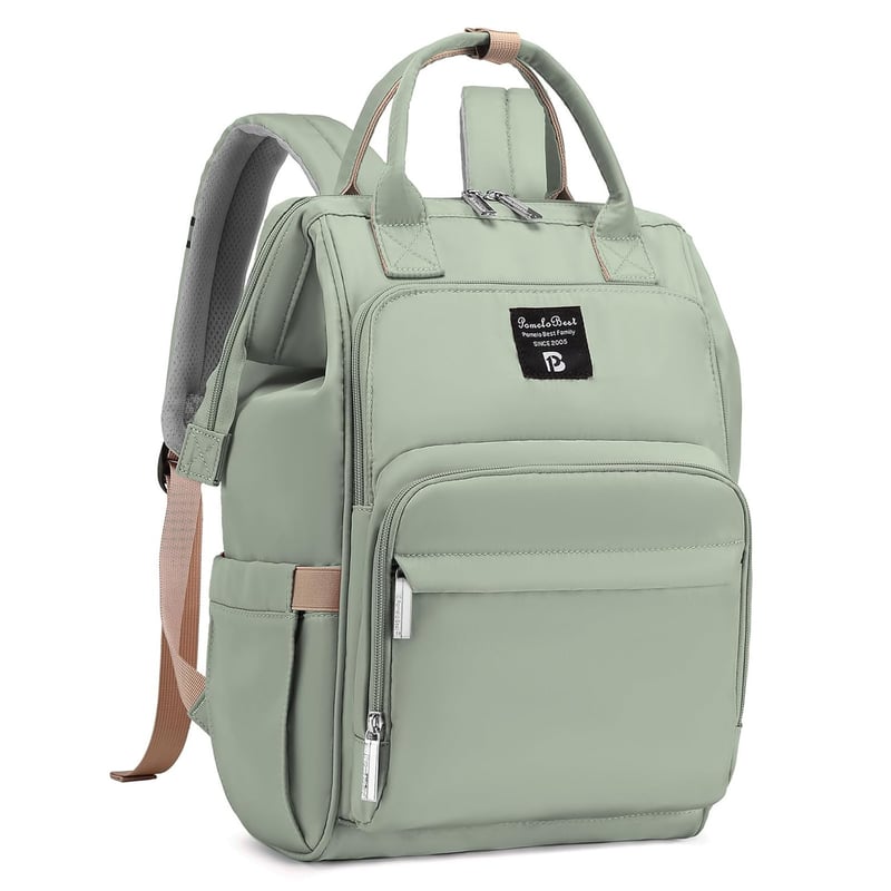 Pomelo Baby Wickelrucksack mit wasserdichter Wickelunterlage, groß