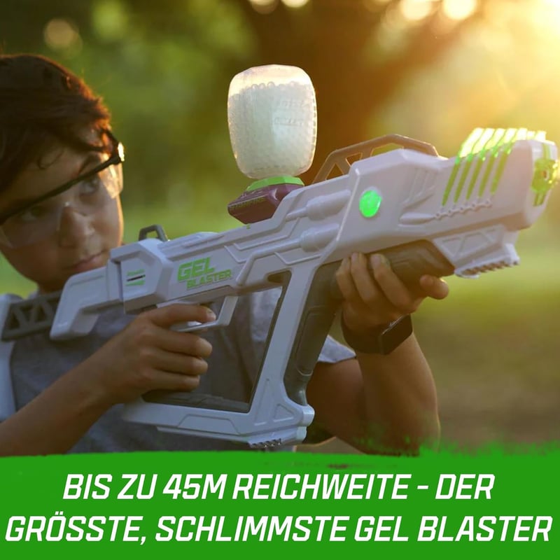 Surge XL Gel Blaster - 150ft Reichweite, 16.000 Schüsse, 4h Akku, Halbautomatik, ab 14 Jahren
