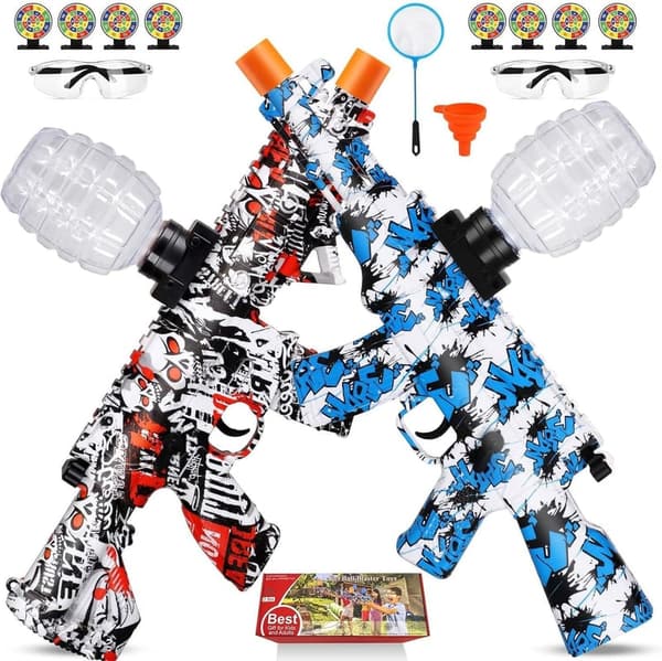Gel Blaster Spielzeug-Set für Outdoor-Teamspiele, 2 Stück.