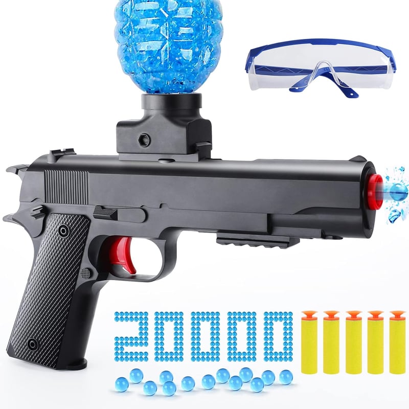 Automatische Gel Gun M1911 mit 30.000 Kugeln für Outdoor-Spaß 12+