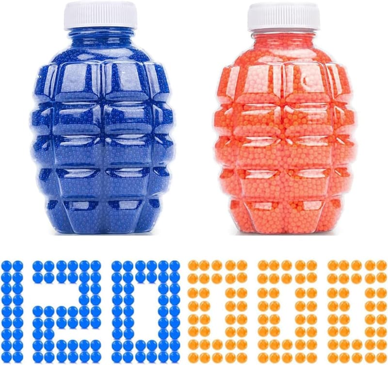 Gel Munition für Blaster - 120.000 blaue Wasserperlen (7-8 mm)