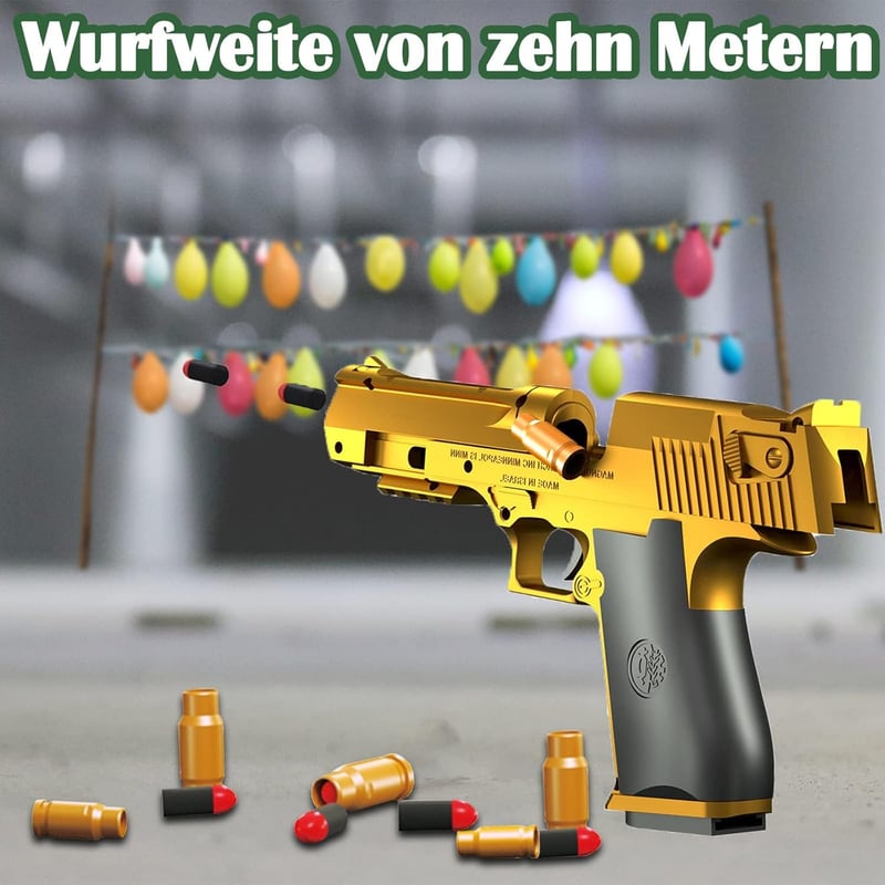 Spielzeugpistole M1911 Wüstenadler für Kinder, Schaumstoff-Blaster