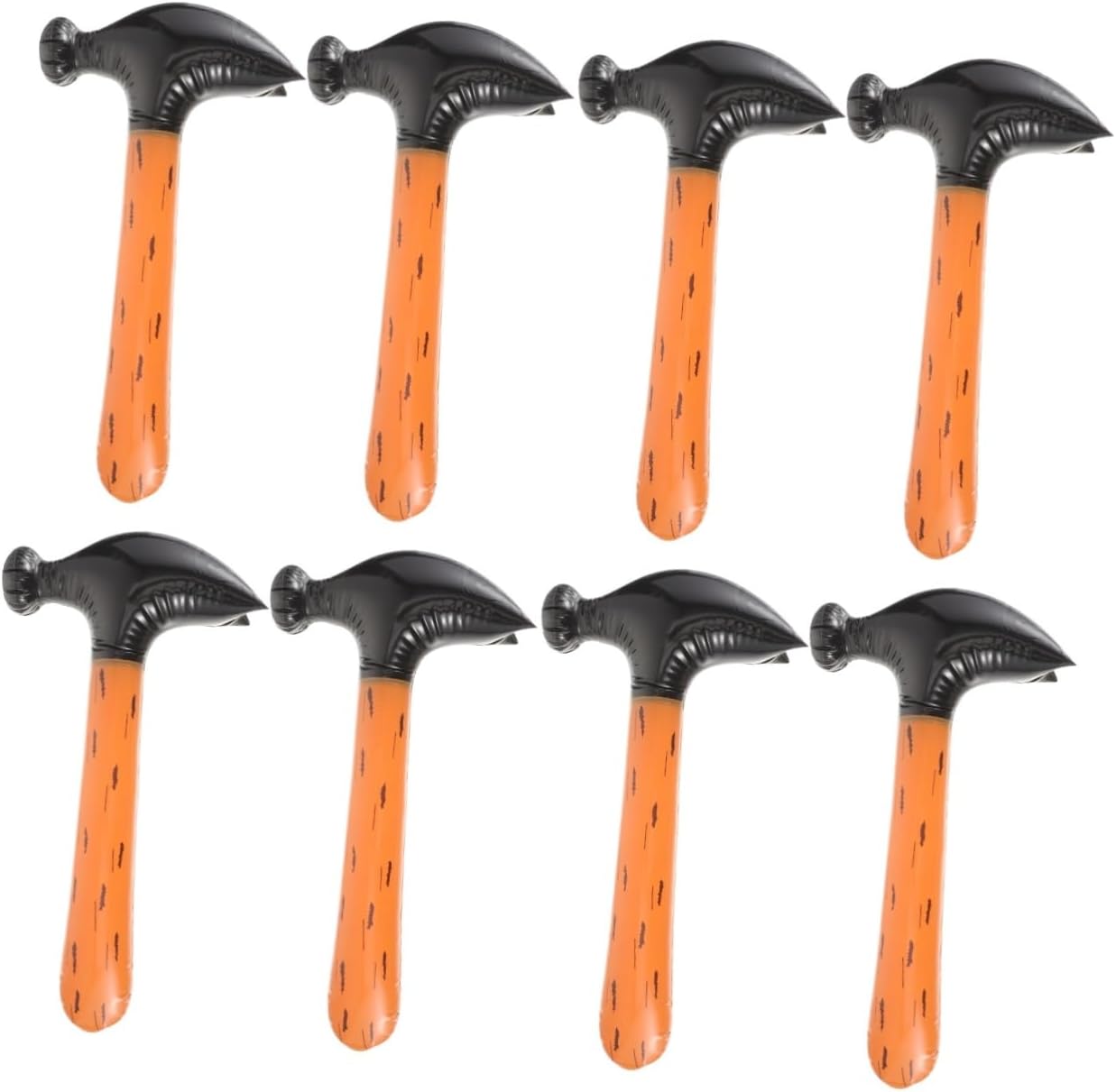 Aufblasbarer Hammer für Kindergeburtstag, 2 Stück, bunt, 56x27 cm