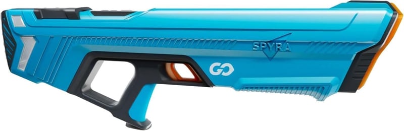 Elektronische Wasserpistole SpyraGO mit 9 m Reichweite und LED-Display