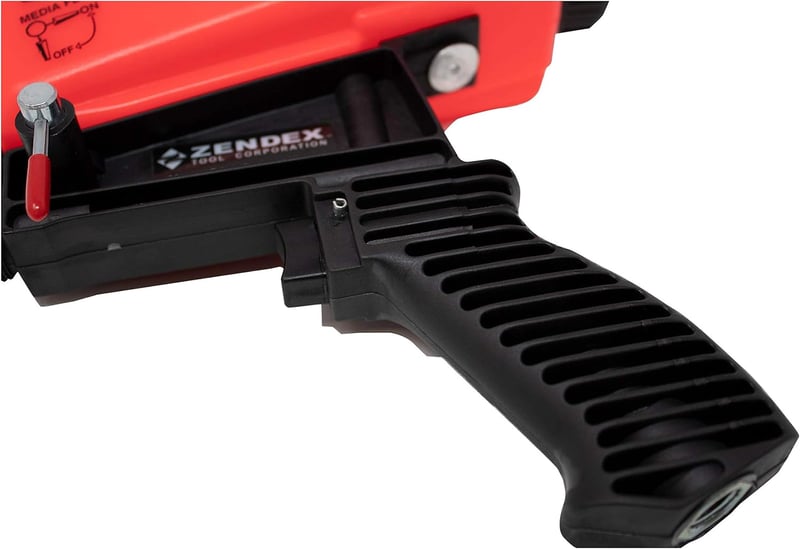 Unitec SpeedBlaster - Rot, Medienstrahler mit Gravitaftspeisung