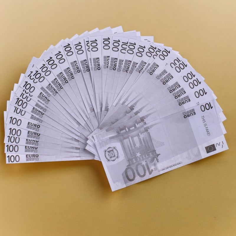 Cash Cannon Geldschießmaschine mit 100€ Spielgeld – perfekt für Partys