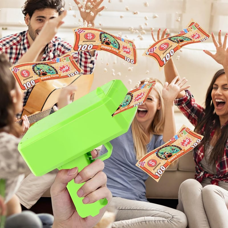 Geldkanone für Filme – Handheld-Geldpistole für Requisiten