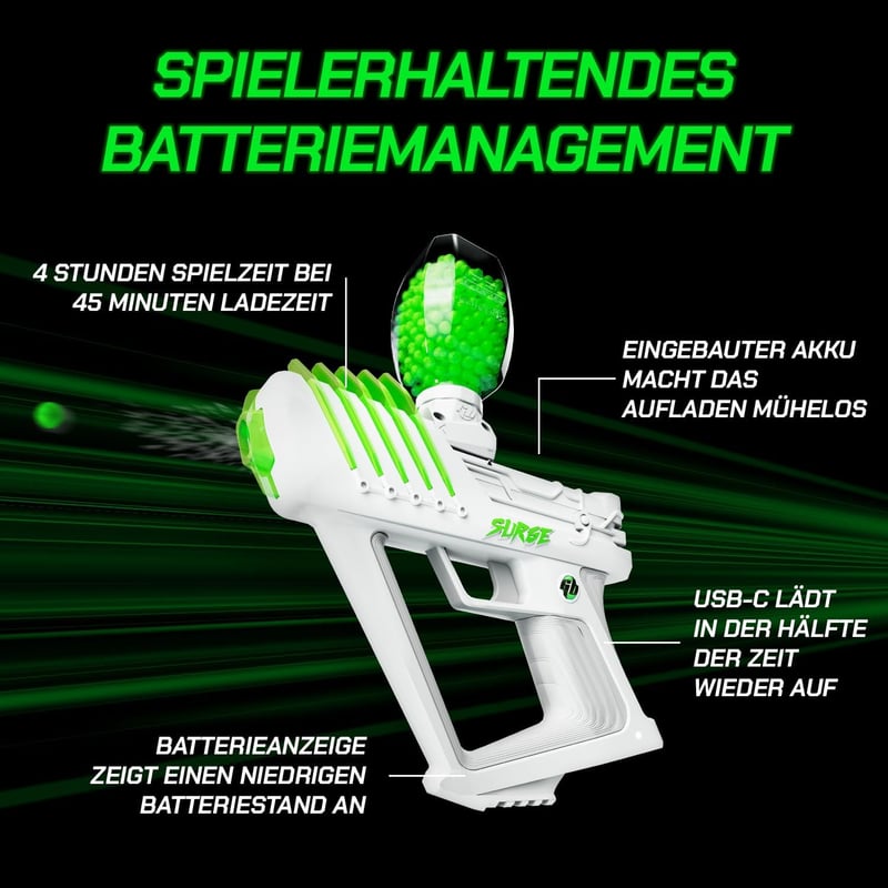 Hochleistungs-Gelball-Blaster für Jugendliche – 10K Schüsse, 30m Reichweite