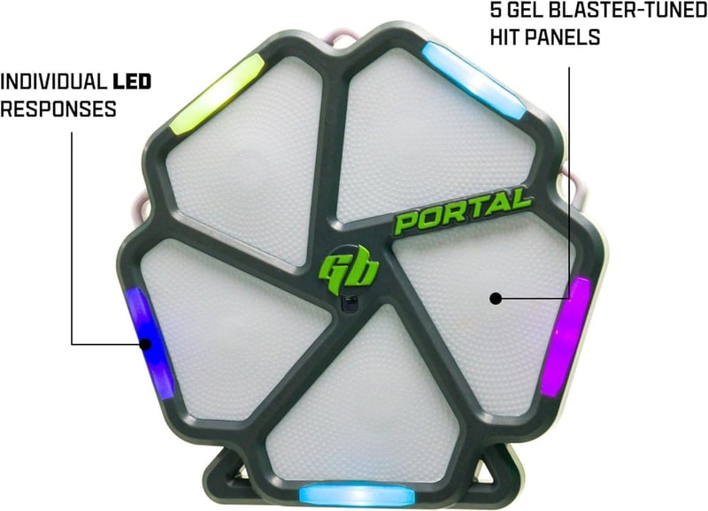 Gel Blaster Smart Target System mit LED-Panels für iOS – 10 interaktive Mehrspieler-Spiele