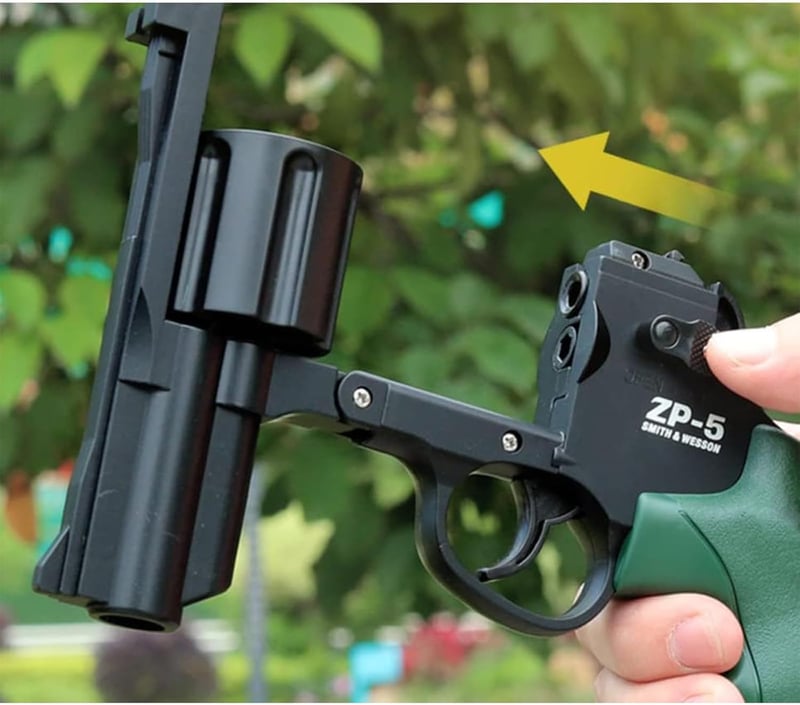 2er Set Schaumstoff-Blaster für Kinder, realistische Spielzeugpistolen