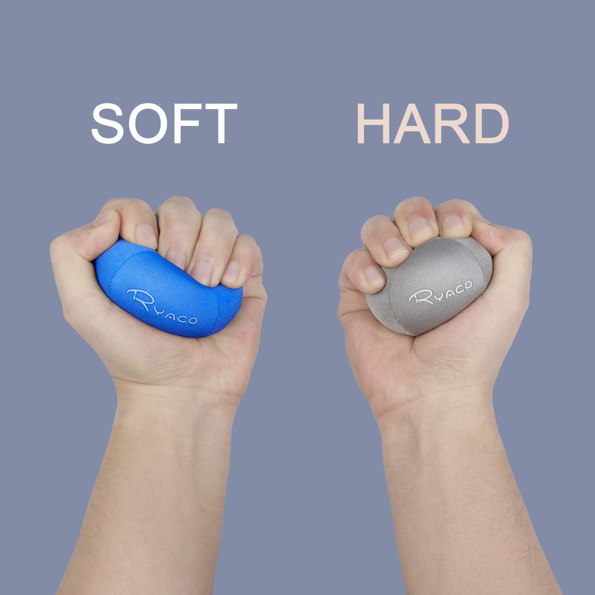 Antistress-Bälle im 2er-Set für Fingergymnastik und Stressbewältigung
