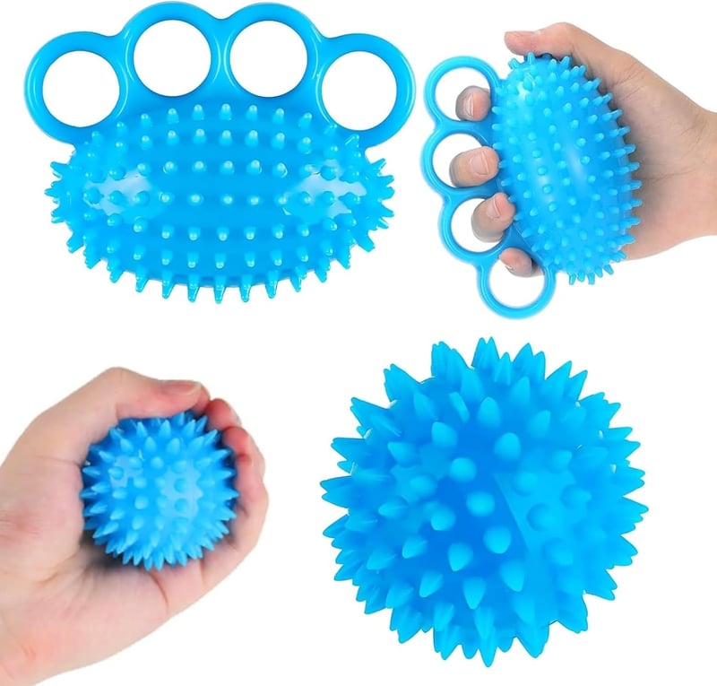 Fingertherapieball-Set für Erwachsene – Stresslindernder Handtrainer