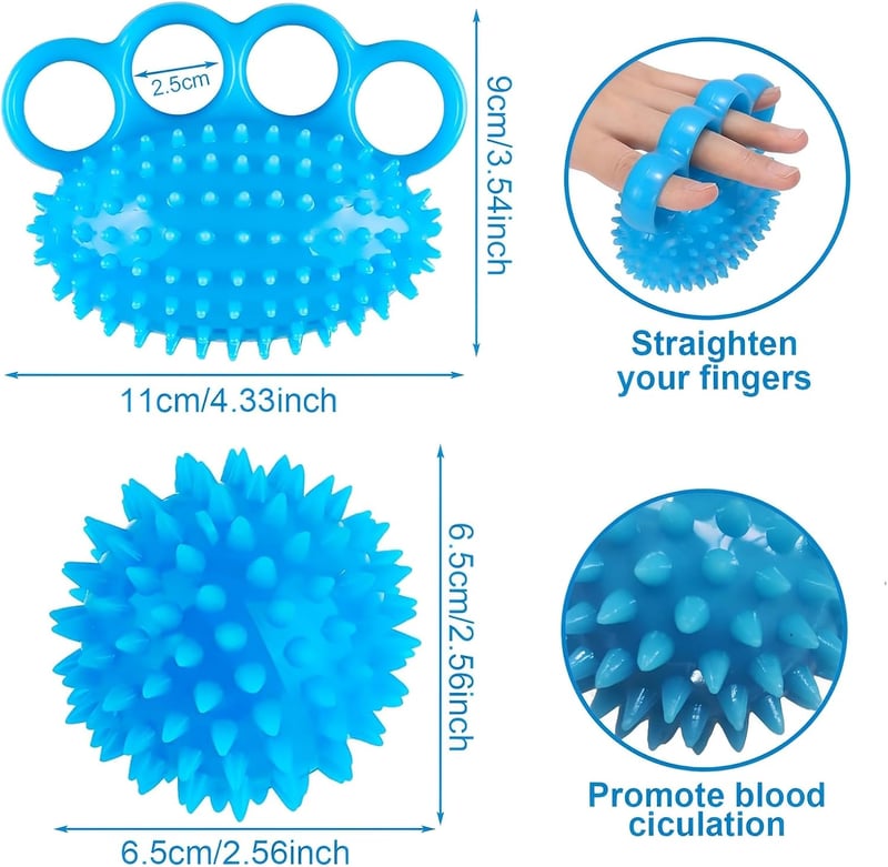 Fingertherapieball-Set für Erwachsene – Stresslindernder Handtrainer