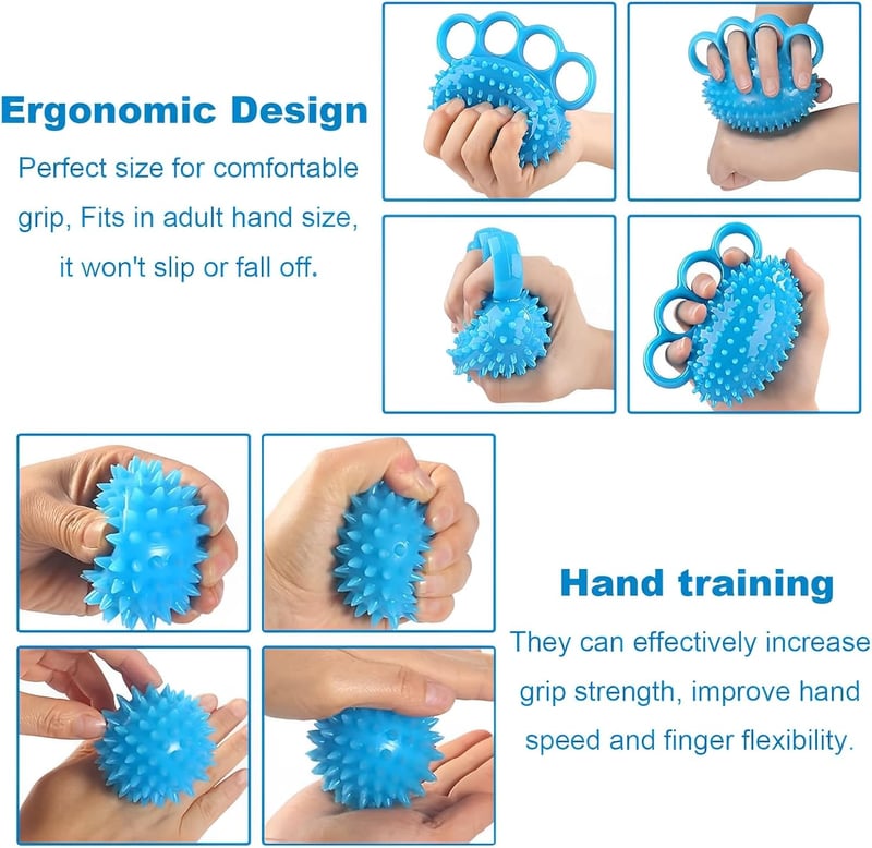 Fingertherapieball-Set für Erwachsene – Stresslindernder Handtrainer