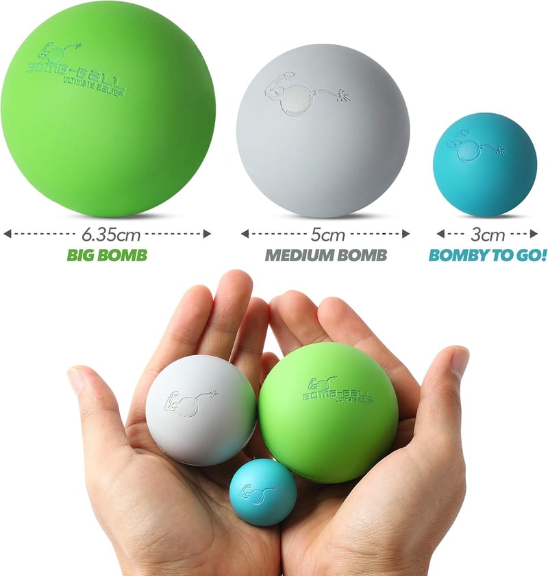 Massageball-Set für Muskelentspannung und Faszientraining