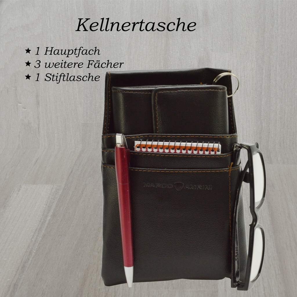 Kellnertasche aus robustem Kunstleder für Damen und Herren