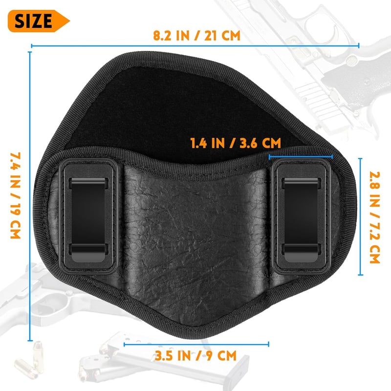 Taktisches IWB Waffenholster aus PU-Leder für Herren und Damen