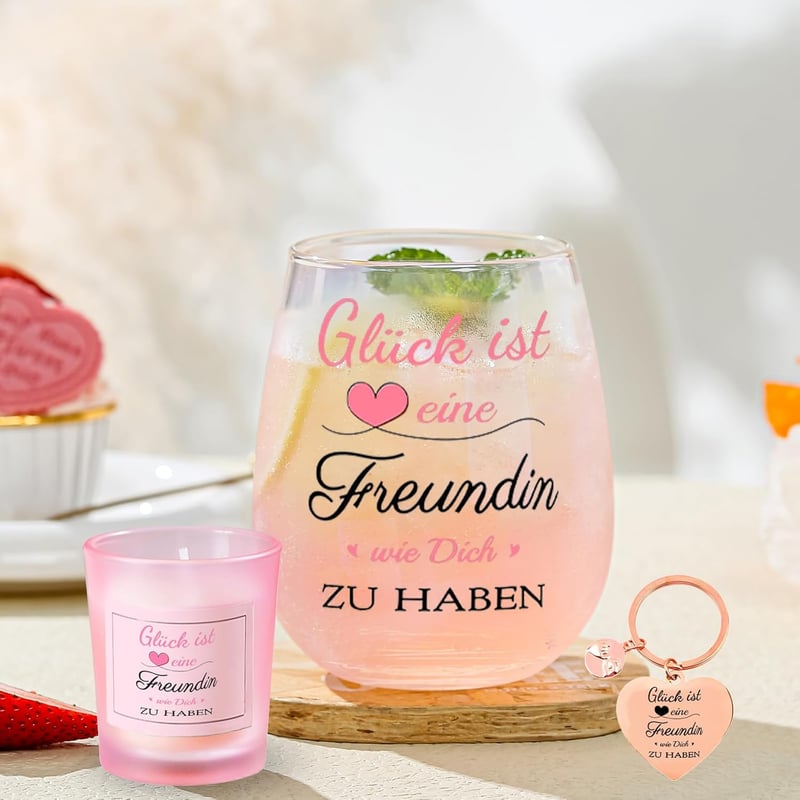 Weingläser für die beste Freundin – Jahrestag oder Geburtstag