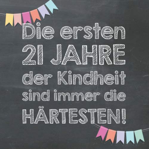 Gästebuch und Erinnerungsalbum zum 21. Geburtstag für alle