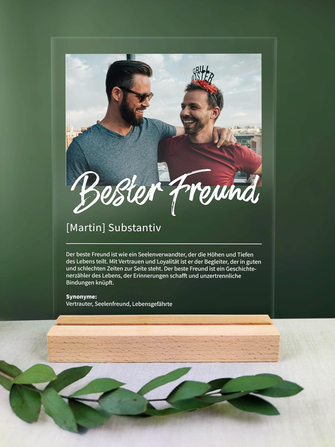 Personalisierte Acrylgeschenke für beste Freunde