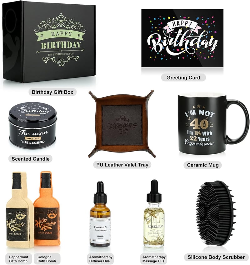 Lustige Geschenke zum 40. Geburtstag für Männer, Ehemann, Papa