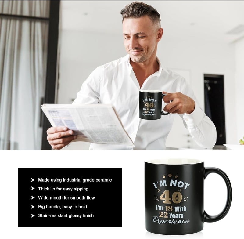 Lustige Geschenke zum 40. Geburtstag für Männer, Ehemann, Papa