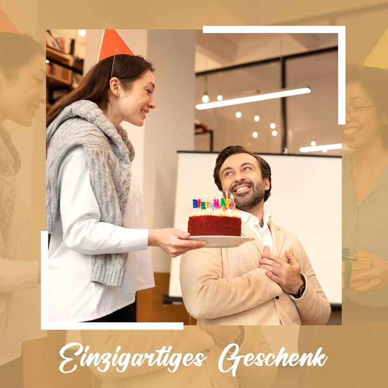 Kreatives LED-Flaschenlicht zum 50. Geburtstag für Paare