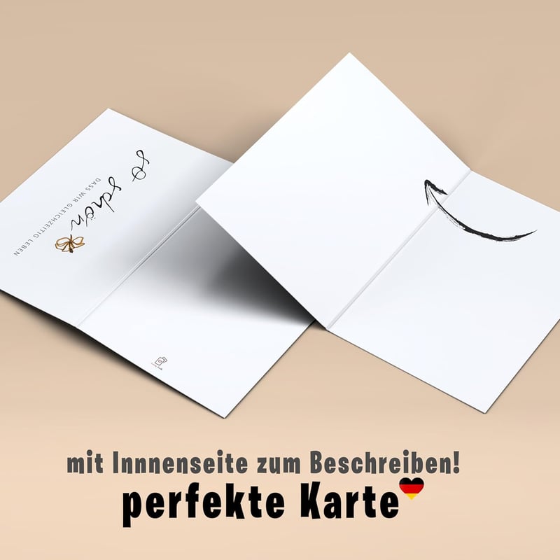 Glückwunschkarte zum Geburtstag für Frauen und Männer – A6